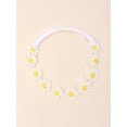 thumbnail image 3 of 1 diadema de margaritas para bebé, diadema elástica de flores elegante, banda para el cabello para niñas de primavera, accesorios para el cabello para bebés, diademas, 3 of 5