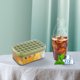 thumbnail image 2 of mfyjkho Bandeja para cubitos de hielo de una sola capa|molde casero para bloques de hielo|material apto para uso alimentario|fácil de desmoldar|tapa a prueba de fugas para congelador, 2 of 7