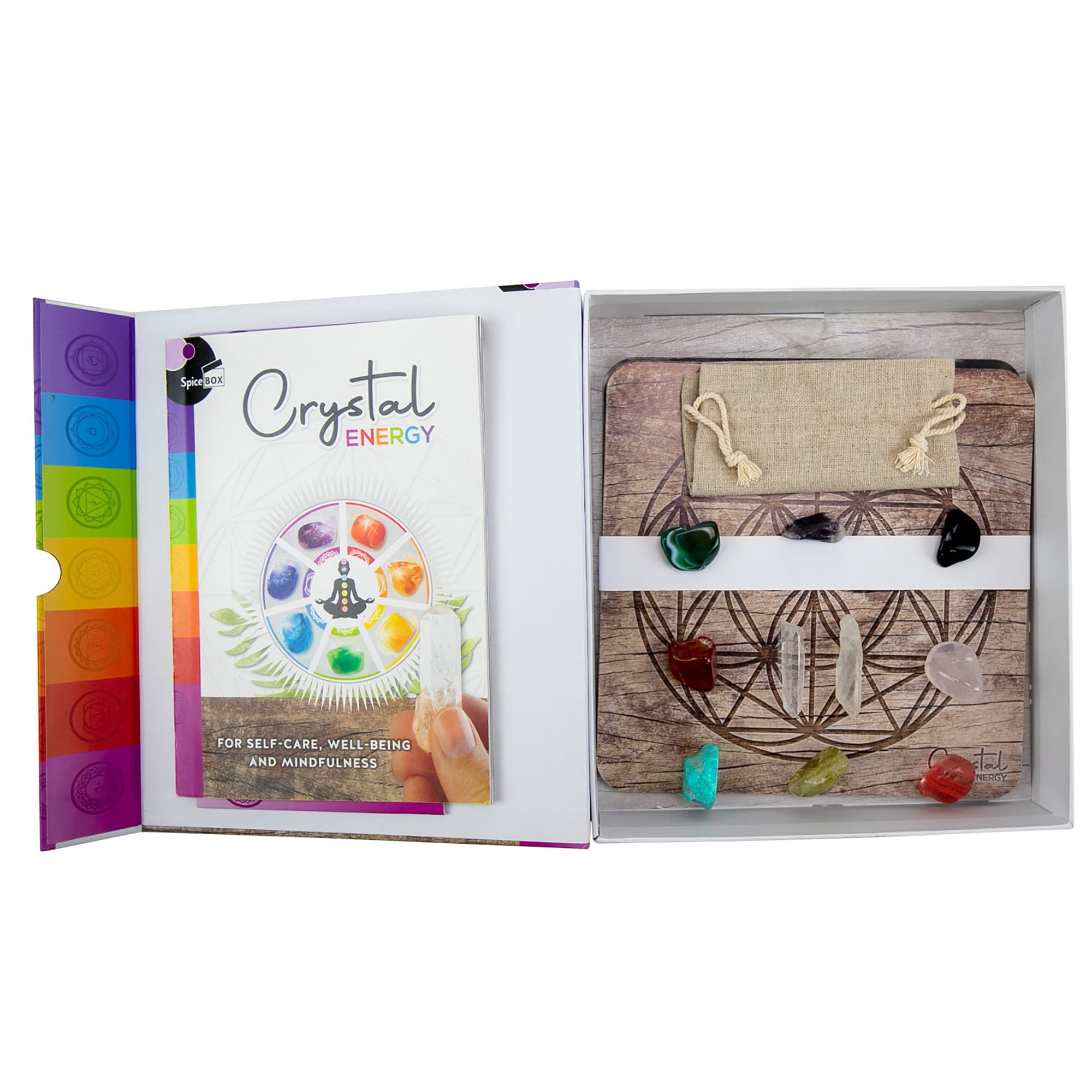 SpiceBox Gift Box: Crystal Energy Kit - Harness the Power of Crystals for Self-Care and Spiritual Balance