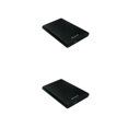 thumbnail image 2 of sweethay Caja HDD 2.5 SATA a USB 3.0 Adaptador Caja de disco duro para disco SSD Caja HDD Tipo C 3.1 Caja HD Caja externa de disco duro negro 2piezas, 2 of 6