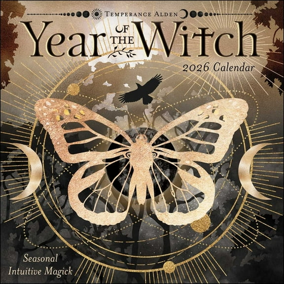Year of the Witch 2026 Wall Calendar: Seasonal Intuitive Magick, (Paperback)