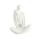 thumbnail image 3 of Pareja amantes de la estatua adorno abrazando figura de pareja para la decoración del día de San Valentín regalos de boda apartament hotel decoración Corazón de amor plateado, 3 of 8