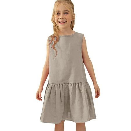 

Toddler Dress Summer Girl S Sleeveless Dress Princess Dress Sweet Casual Dress Sundress Baby Girl Clothes