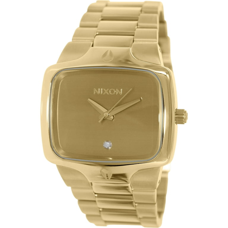 NIXON Player ゴールド 時計 A140509箱付き Nixon Men's Player A140509 Gold Stainless-Steel Quartz Fashion