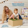 thumbnail image 3 of ECR4Kids SoftZone Junior Pedestal 360 Degree Climber, Beginner Playset, Earthtone, 3 of 9