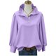 thumbnail image 2 of TaTaai 2026 Spring Summer Solid Color Button Top for Women Long Sleeve Round Neck Casual Blouse Soft Comfy Lightweight Daily Vacation Outfits Gift, 2 of 5
