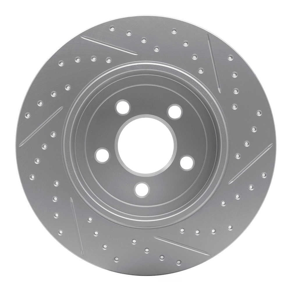 Dynamic Friction Company 830-73053L DFC Geoperformance Rotor - Drilled and Slotted