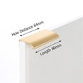 thumbnail image 1 of Kitchen Cabinet Door Handles Cupboard Drawer Concealed Finger Edge Gold Pull, 1 of 4
