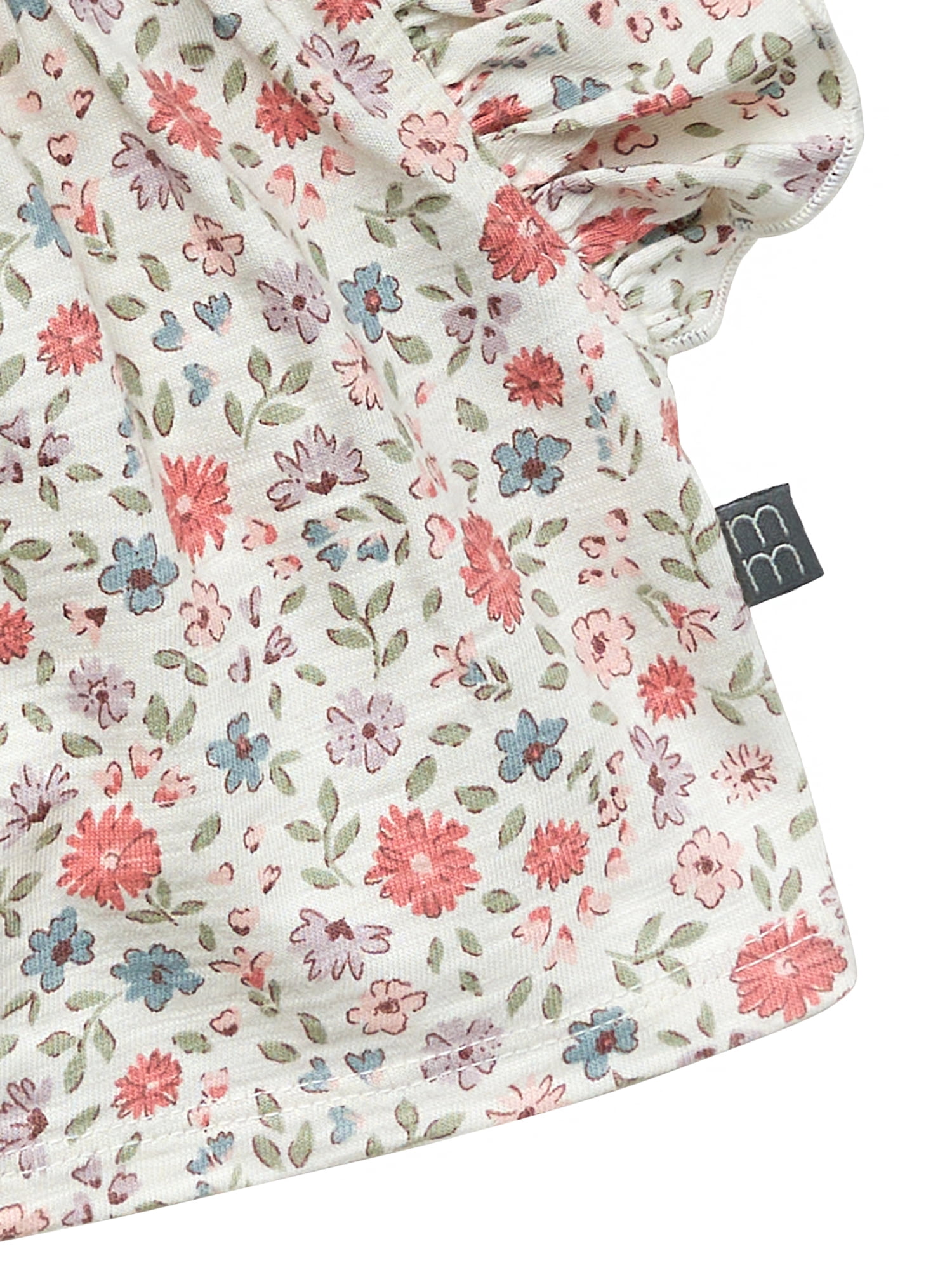 Modern Moments by Gerber Baby Neutral Organic Ruffled Sleeve Top, Sizes 0/3 Months - 24 Months