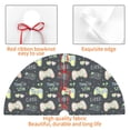 thumbnail image 4 of Sikiie Gamers 30-48 inches {designName} Print Christmas Tree Skirt Snowman Xmas Tree Skirt with Edge Christmas Decorations for Holiday Party, 4 of 7