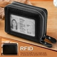 thumbnail image 2 of Egoelife Card Wallets for Women with RFID Blocking Credit Card Holder for Women Zip Around Leather Wallet for Women Credit Card Holder Compact Purses Leather Wallets for Women, 2 of 7