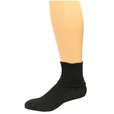 Medipeds compression socks large, black, 2 pr - Walmart.com