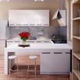 thumbnail image 2 of 1 base giratoria para maceta de madera de imitación, soporte para maceta, decoración de escena., 2 of 6