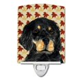 thumbnail image 1 of Caroline'S Treasures Ss4341Cnl Gordon Setter Hojas De Otoño Retrato Luz Nocturna De Cerámica Compacta Con Certificación Ul Ideal Para Dormitorio, Baño, Guardería, Pasillo, Cocina, 6X4X3, Multicolor, 1 of 1
