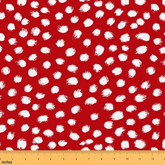 Manfei Retro Fabric by the Yard 1 Yard, Vintage Home Decor Fabric by the Yard, Black