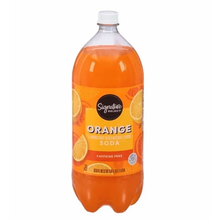 Signature S Orange Flavored Soda Caffeine-Free 2 L