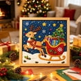thumbnail image 3 of Kingfansion Fabric Art Kit, DIY 3D Christmas Fabric Poke Art Kit for Adults, Premium No-Sew Mosaic Wall Art & Craft Kits with Frame & Tools, Relaxing Handmade Art Project Gifts for Beginner, 3 of 6