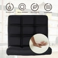 thumbnail image 4 of YRLLENSDAN Tall Bar Stools Set of 2 High Bar Chairs Kitchen Bar Stools Swivel Adjustable Bar Stool Leather Island Chairs Set of 2 Counter Height Bar Stools with Back,Black, 4 of 8