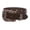 Brown, variant on Snap On Western Faux Crocodile Embossed Cross Rhinestone Studded Leather Belt