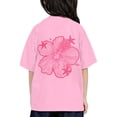 thumbnail image 1 of Fshinging Girls Graphic T Shirts Letter Printed Round Neck Short Sleeved Plus Size Tops, 1 of 7