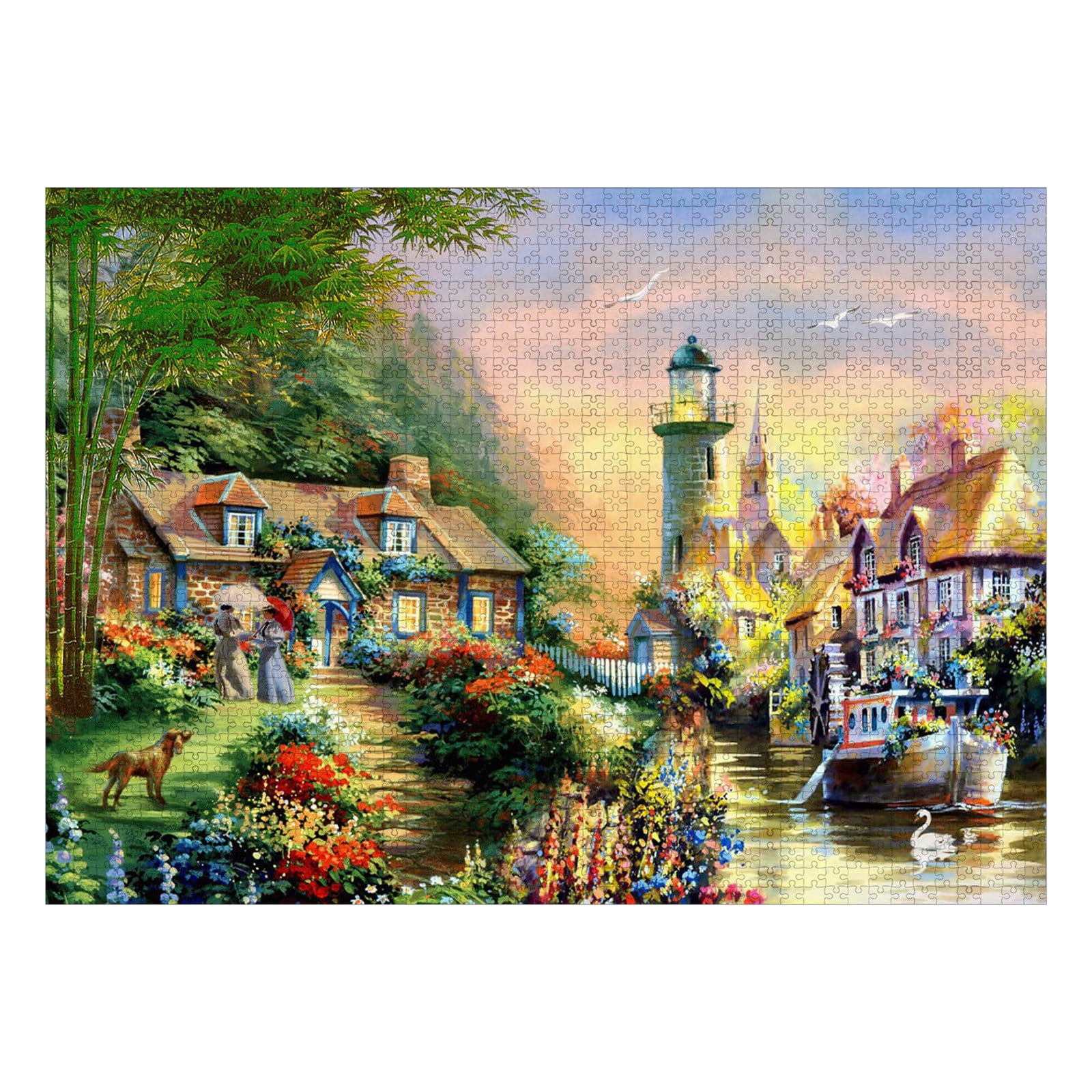 Details about   1000 Piece Animal Landscape Jigsaw Puzzles Adult Family Educational Puzzle Gifts 