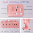 thumbnail image 6 of ASMR Microphone Equipment Bundle with Audio Interface, Immersive 3D Stereo Audio, Dual Condenser Mics with Audio Mixer, Clear Sound, Volume Control, with Furry Windscreens, Set for ASMR, Pink, 6 of 8