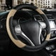 thumbnail image 1 of Funda De Cuero Para Volante De Coche, Protector Antideslizante Para Rueda De Coche, Cuero De Microfibra Transpirable, Ajuste Universal Para La Mayoría De Los Coches (Beige), 1 of 6