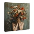 thumbnail image 4 of Stupell Industries Floral Figure Portrait Floral & Botanical Painting Wrapped Canvas Art Print Wall Art, 36 x 36, 4 of 8