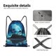 thumbnail image 4 of Fotbe Hawaiian Beach Pirate Moon Bolsa Mochila con Cordón Estampada, Bolsa de Gimnasio Deportiva, Bolsa Cinch, Bolsa con Cordón para Hombres y Mujeres-Small, 4 of 6