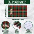 thumbnail image 2 of 6 Pcs Christmas Kitchen Dish Towels Set Buffalo Plaid Hand Towels Holiday Christmas Tree Drying Cloth for Xmas Kitchen Cleaning Cooking Baking Housewarming Gifts 18 x 28 Inches, 2 of 6
