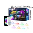 thumbnail image 2 of LLQkigsxse Bande Lumineuse de Toit LED Intelligente en Fil Transparent Contrôlée par Application Effet Lumineux Multicolore Synchronisation Musicale pour Décorations de Noël, 2 of 7