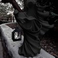 thumbnail image 1 of Halloween Con Linterna Decoración De Bruja De Resina Linterna Fantasma Escultura Para Decoración De Jardín De Halloween Noticed HA045898-01, 1 of 4