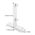 thumbnail image 2 of HLONK 2 Pcs Support de Panneau Perforé en Métal en Forme de T Support de Bureau Support de Plateau Perforé Support de Plateau Fixation de Plateau Perforé, 2 of 8