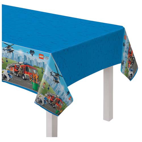 begrænse Taktil sans Vandre LEGO City Plastic Table Cover (1ct) - Walmart.com