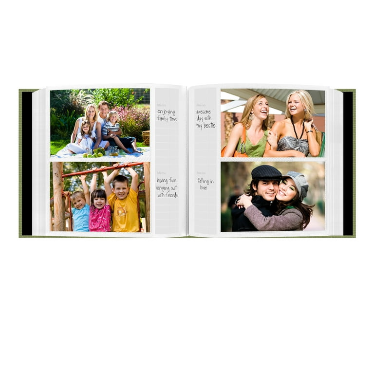 Pioneer Family Treasures Album Fotografico Rilegato In Tessuto Lavabile, Verde Sherwood, 21x27 Cm, 20 Pagine Protettive E Inserti In Cartoncino, Qualità Archivistica