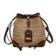 thumbnail image 1 of Bolso Tipo Cubo Tipo Bandolera Con Costuras PU Tejido A Mano Moderno Y Versátil 1029 (Caqui) Caqui TXW # 955269.01, 1 of 9