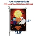 thumbnail image 7 of America Forever Halloween Trick or Treat Garden Flag 12.5 x 18 inch Ghost, Vampire Double Sided Halloween Flag for Outside, Holiday Yard Outdoor, 7 of 7