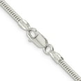 thumbnail image 3 of Sterling Silver 2.5mm Round Snake Chain (26 X 2.5) Made In Italy qsnl065-26, 3 of 5