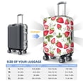thumbnail image 4 of Logiee Strawberry1 Print Travel Luggage Cover,Suitcase Protector, Washable Elastic Suitcase Baggage Cover,Closure for Wheeled Suitcase Fit 18-32 Inch Luggage-Small, 4 of 7