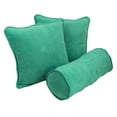 thumbnail image 5 of Blazing Needles 9817-S3-CD-TW-SG Double-Corded Solid Twill Throw Pillows with Inserts (Set of 3), Sage, 5 of 11