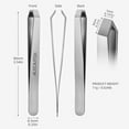 thumbnail image 4 of Ausomtek Flat Tip Hair Plucking, Fine Hair Removal Tweezers for Beauty, 4 of 7