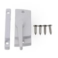 thumbnail image 2 of Zinc Alloy Sliding Casement Sash Vertical Slider Fitch Catch Lock White, 2 of 7