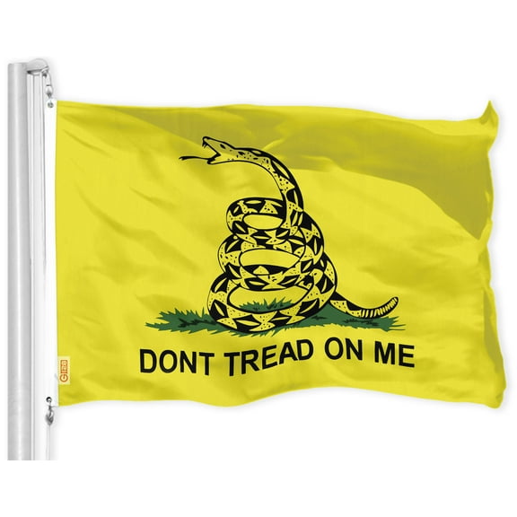 G128 - Gadsden Dont Tread on Me Tea Party 3x5 FT Printed Flag 150D Polyester