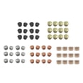 thumbnail image 4 of tredstone 12pack/lot Convenient And Leak-proof Round Storage Containers For All Needs Metal Candle Tins Rosegold, 4 of 6