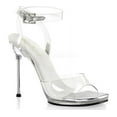 thumbnail image 2 of 4 1/2" Heel, 1/4" PF Wrap Around Ankle Strap Sandal - Clr/Clr, 6, 2 of 2