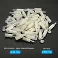 thumbnail image 3 of Uxcell M2x10+6mm Nylon Hex Spacer Standoffs PCB Standoff Screws Nuts, 1Set/100Pcs, 3 of 5