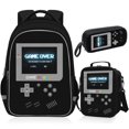thumbnail image 1 of Juego de mochilas TILYTADLY de 3 piezas Game Print Boys School, 1 of 8