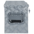 thumbnail image 2 of vidaXL Tool Box Outdoor Storage Box with Locking System Tool Chest Aluminum, 2 of 132