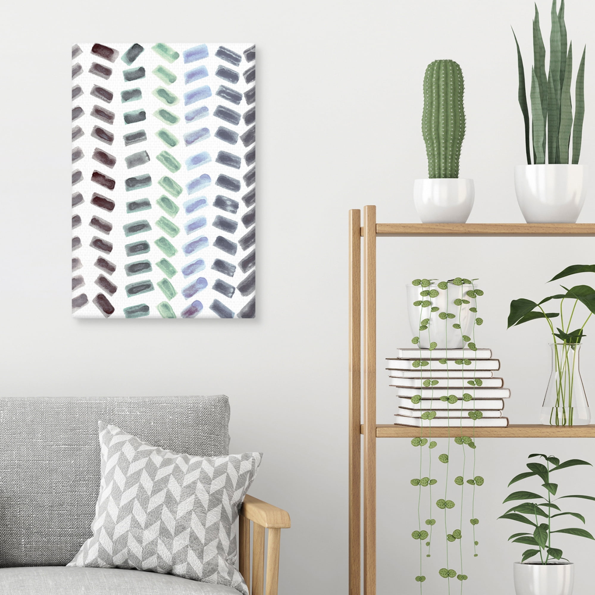 Geometric Dance by Lottie Fontaine Canvas Art Print