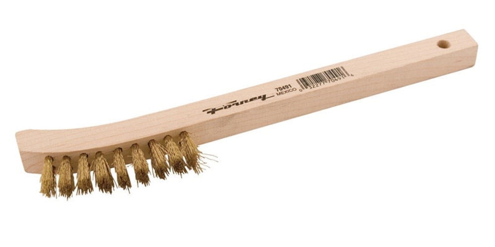 W Wire Brush  Wood  1 pc. Forney  9.5 in L x 10.25 in 